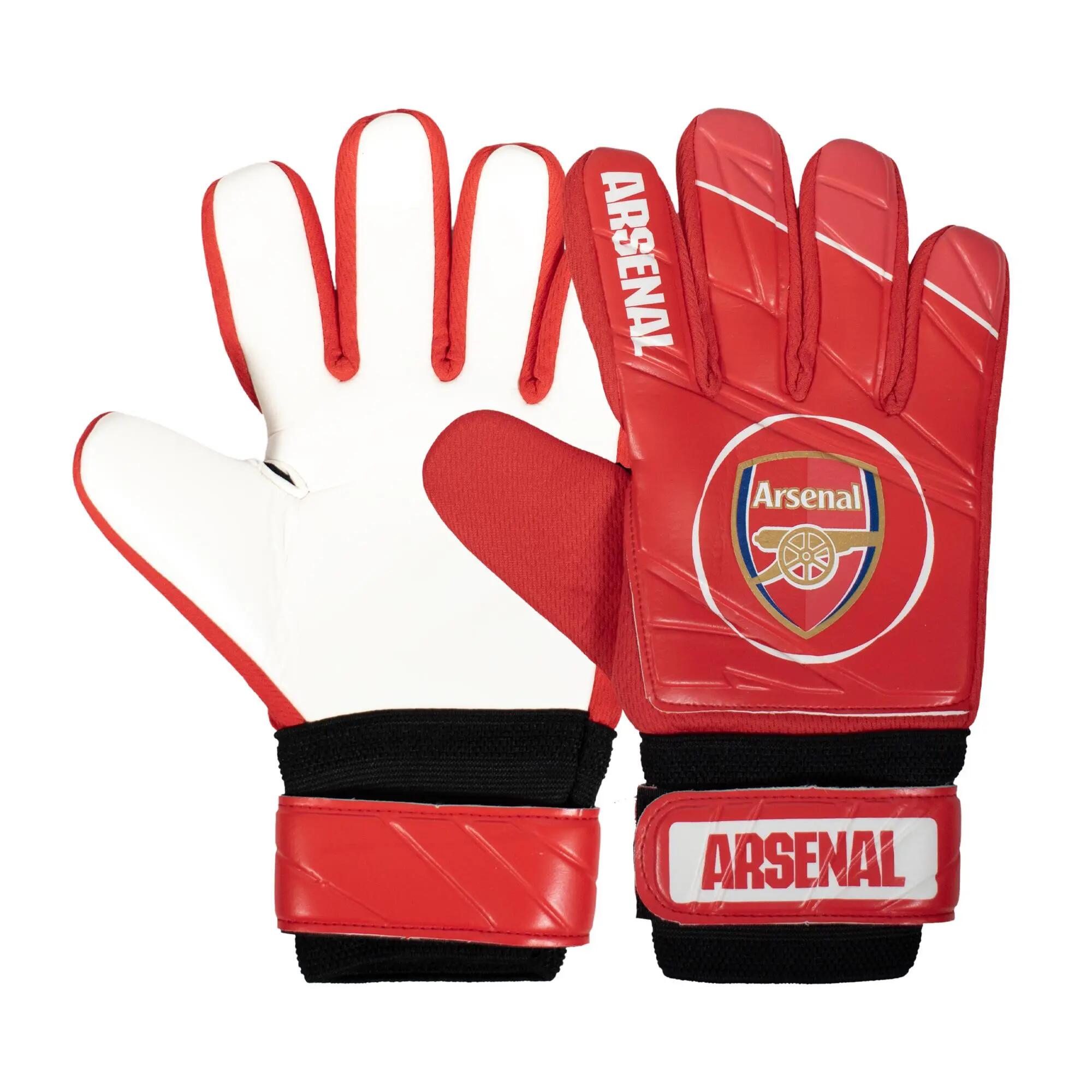 Boys Goalkeeper Gloves Set (Red/Navy) 5-10 Years 3/3