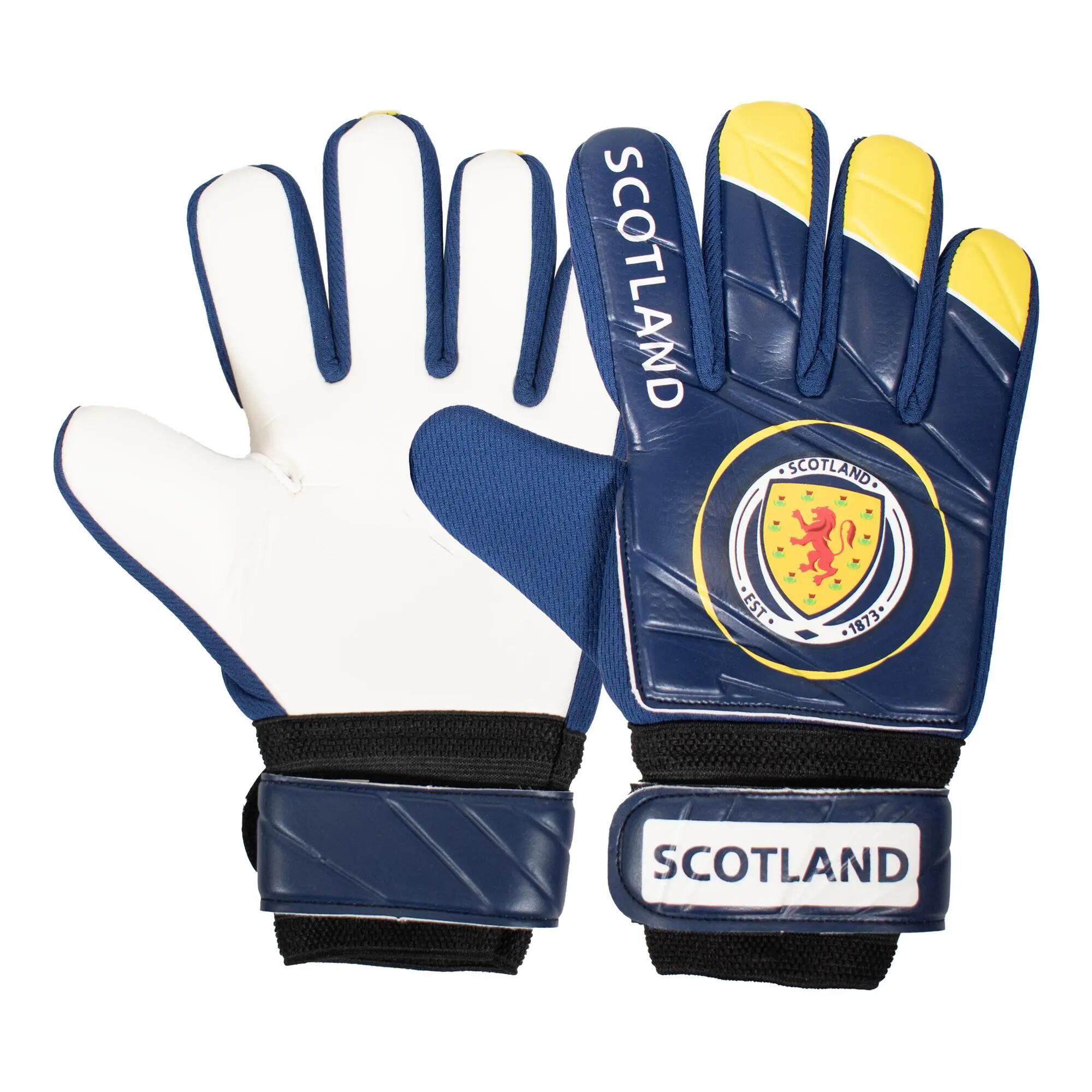Ensemble Gants De Gardien De But Garçon (Bleu / Jaune) 5-10 ans 3/3