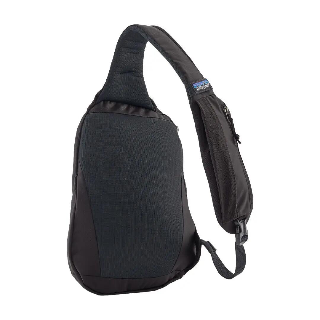 Bolsa Cruzada Negra Patagonia Atom Sling Bag 8L Black Cómoda y Espaciosa 3/4