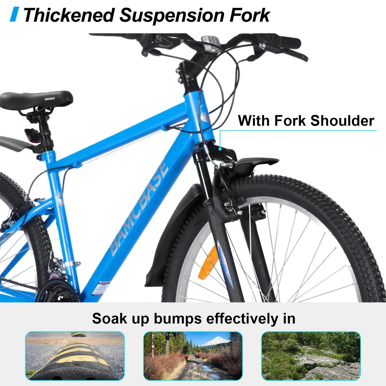 Dames Heren Mountainbike 26/27,5/29 inch 18V V-Brakes Verende Vork 4/6