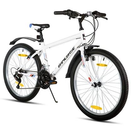 Jongeren Volwassenen Mountainbike 24/26 inch 18V Stalen Frame V-Brakes