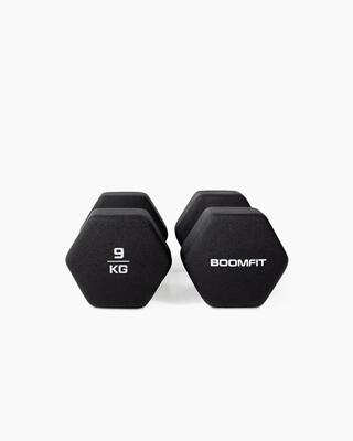 Manubri in Neoprene Neri da 7kg (Coppia) – BOOMFIT