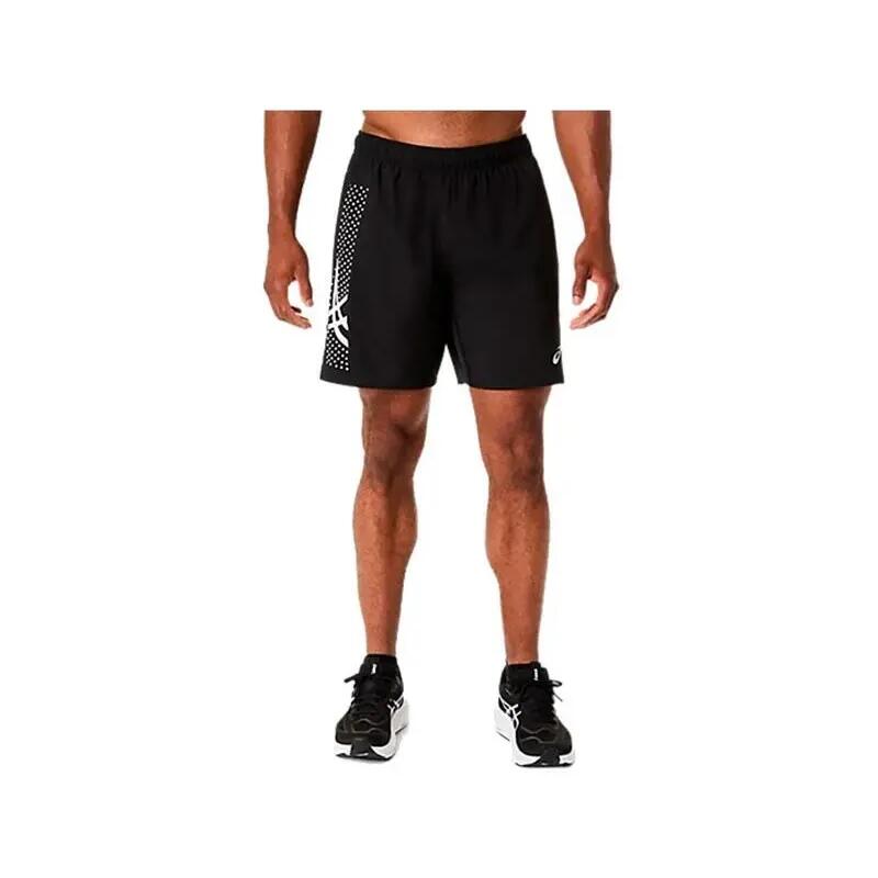 Men's Asics Court 7in Black Shorts