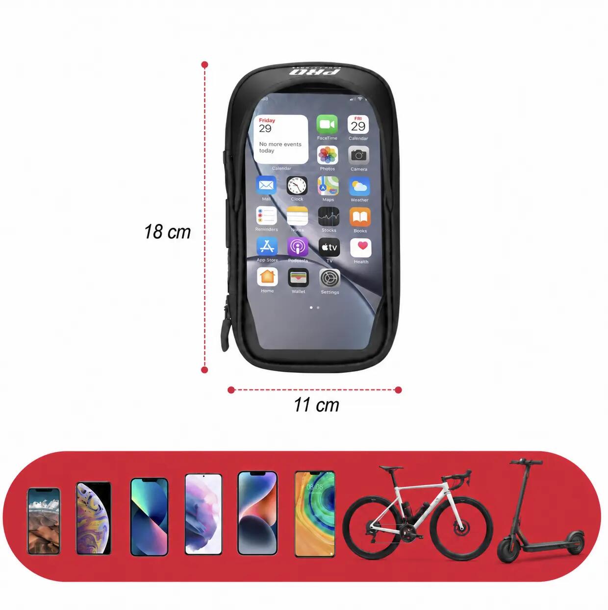 Support pour téléphone Sac de guidon étanche 0,2 litre 8/8