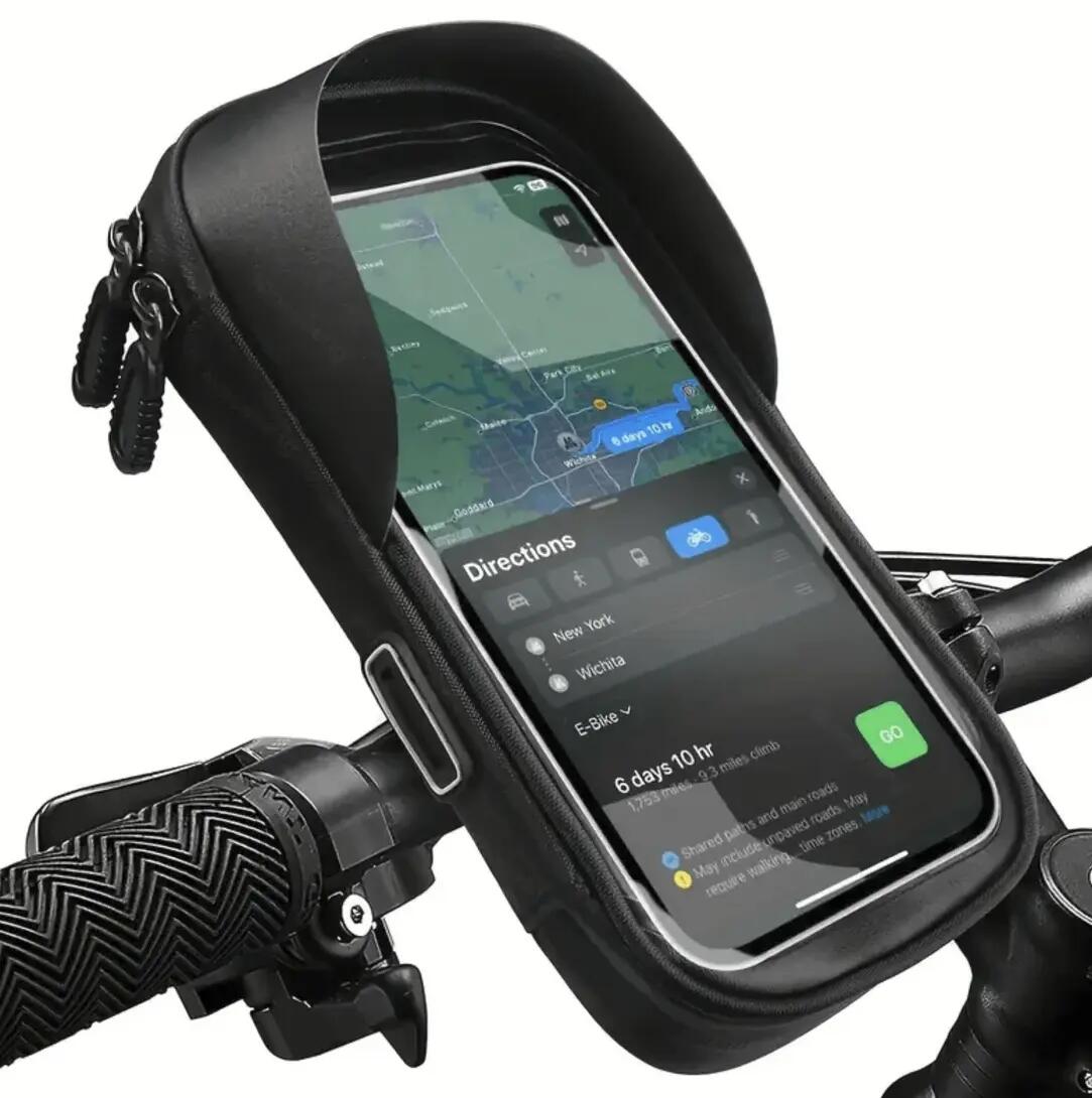 Support pour téléphone Sac de guidon étanche 0,2 litre 5/8