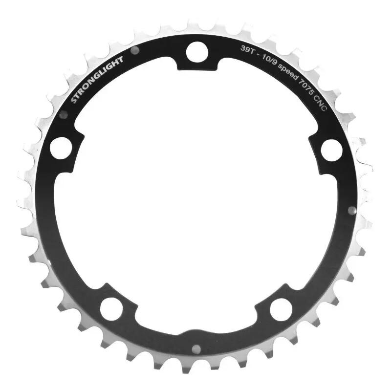 Plateau route triple Stronglight 5BRA 7075 TYPE SHIMANO 9-10V. 2/2