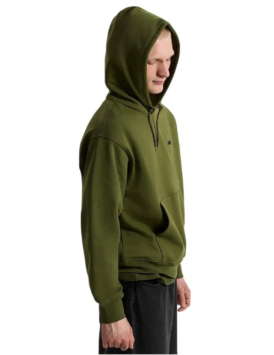 Camisolas de lã polar para Homem Vans Left chest ii pullover Verde. 5/6