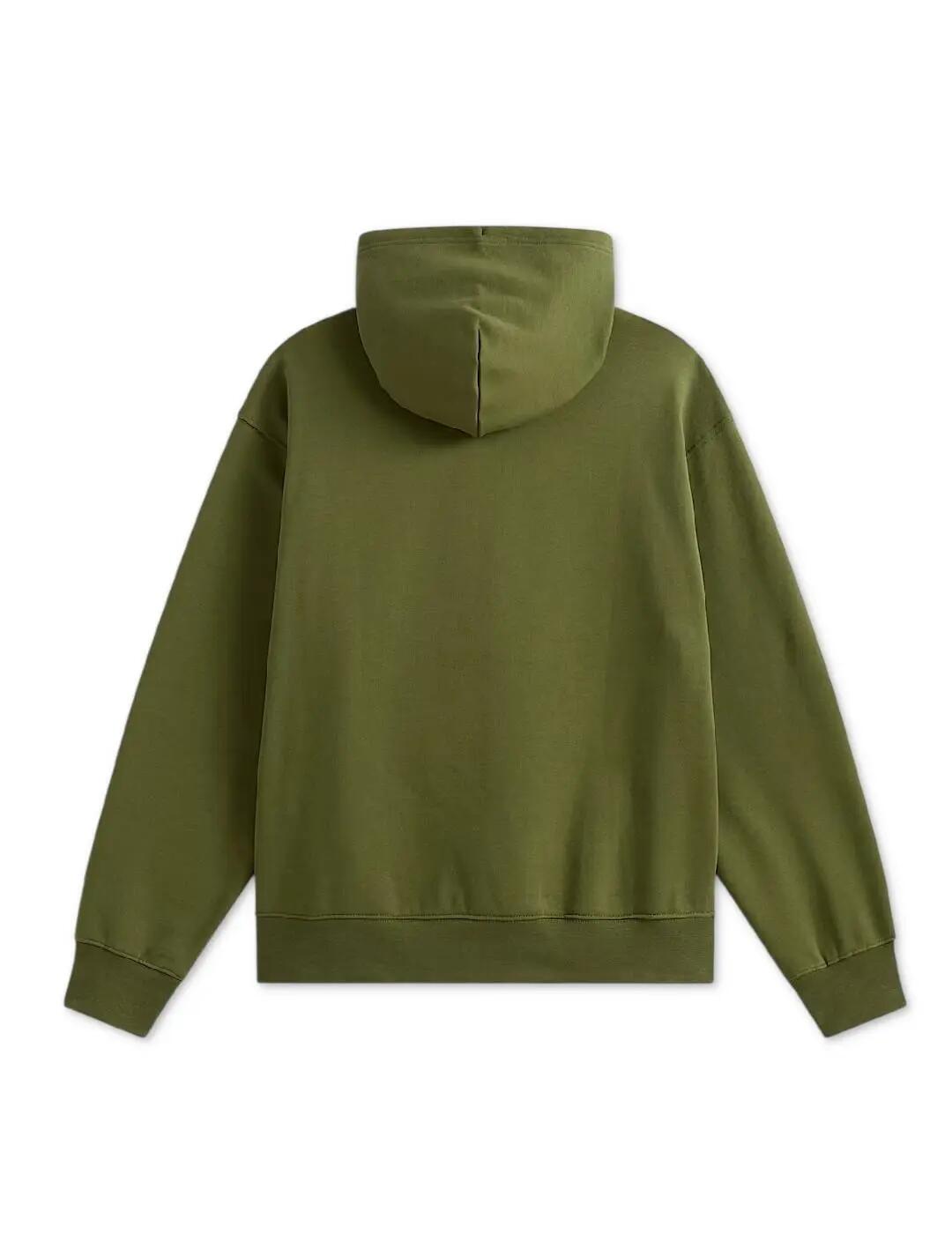 Camisolas de lã polar para Homem Vans Left chest ii pullover Verde. 2/6