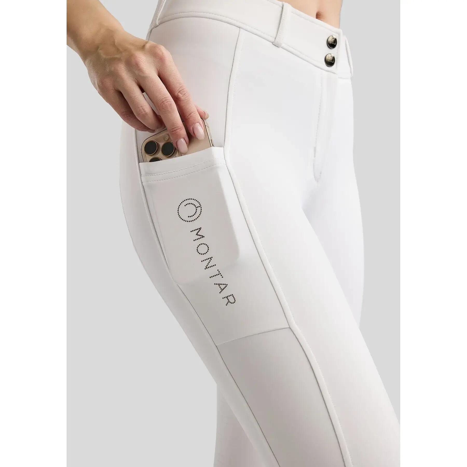 Pantalon équitation full grip femme Montar Fair 4/5