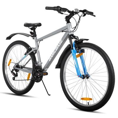 Dames heren mountainbike 26/27,5/29 inch 18v v-brakes verende vork