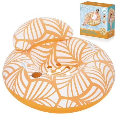 Poltrona da Piscina Gonfiabile Bestway Deluxe Arancio