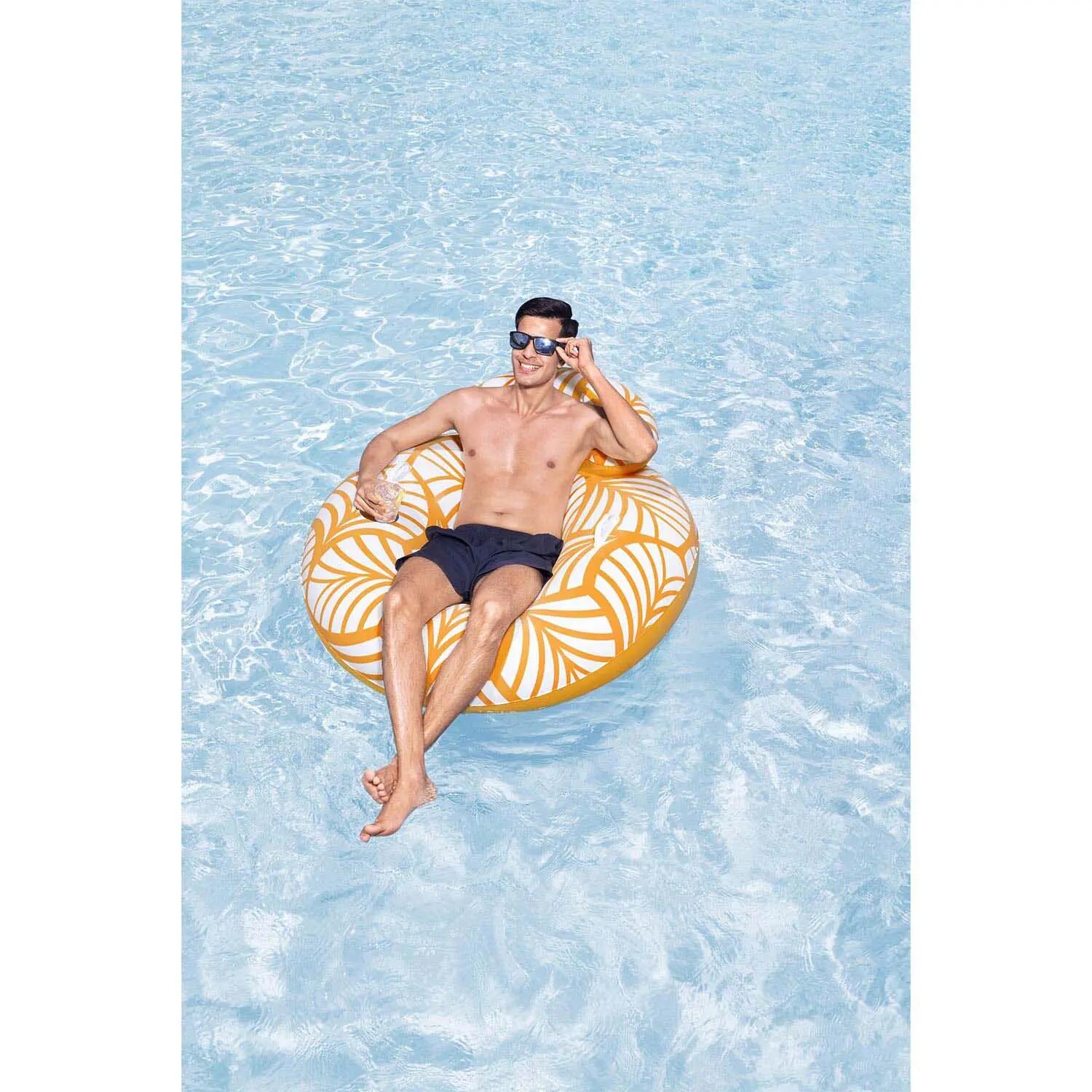 Sillón Hinchable para Piscina Bestway Deluxe Naranja 8/12