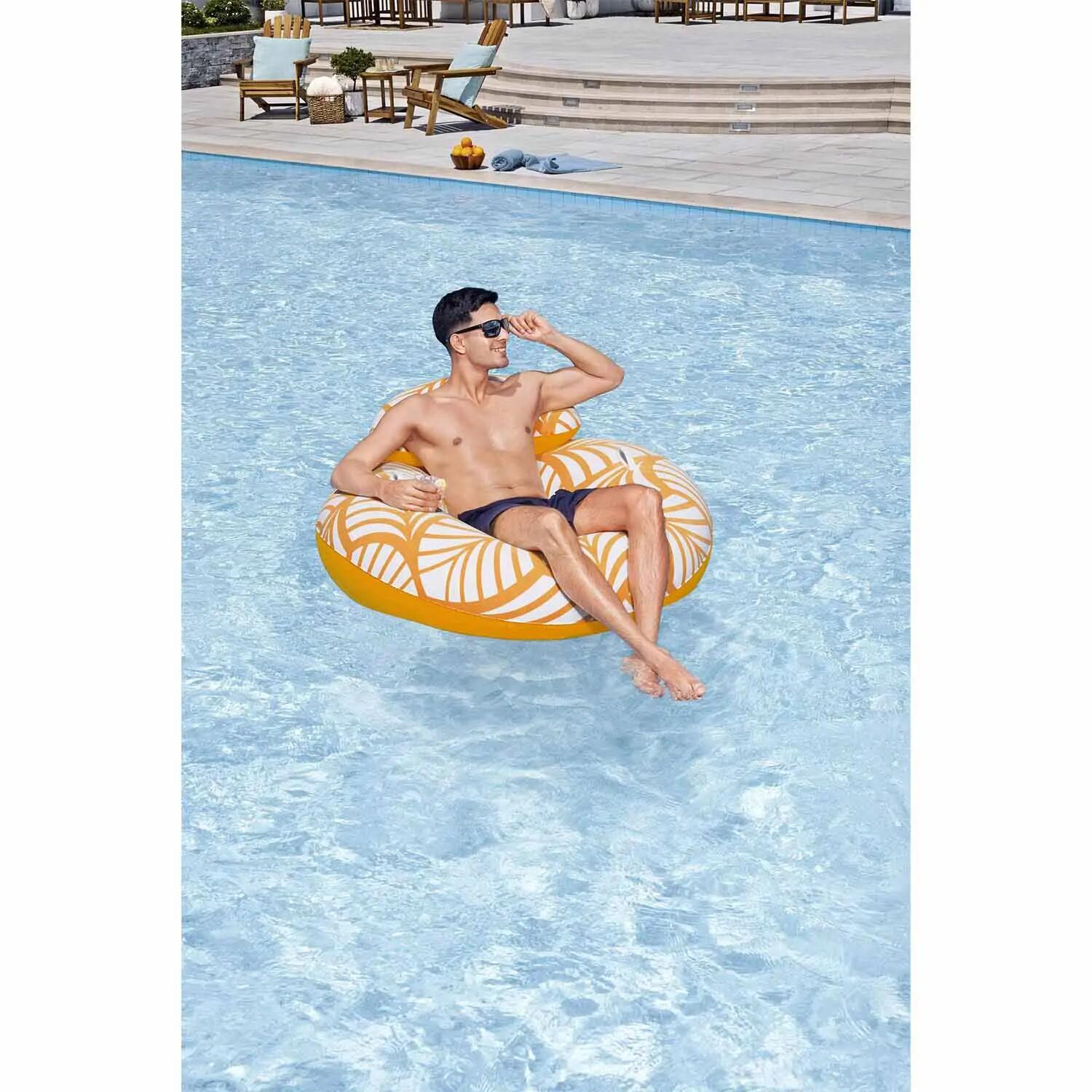 Sillón Hinchable para Piscina Bestway Deluxe Naranja 7/12