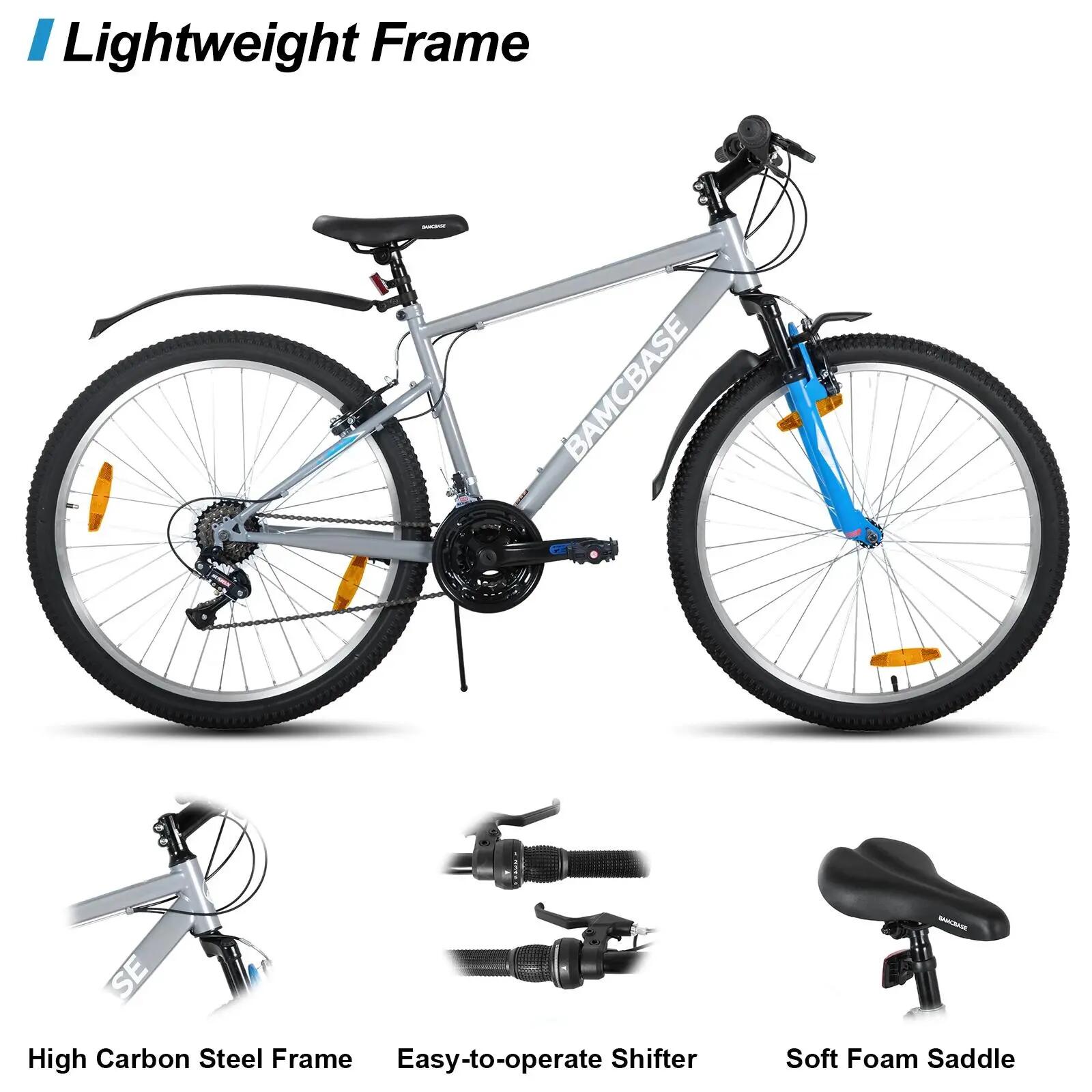 Unisex Mountainbike 26/27.5/29 Zoll V-Brake 18 Gänge 2/6