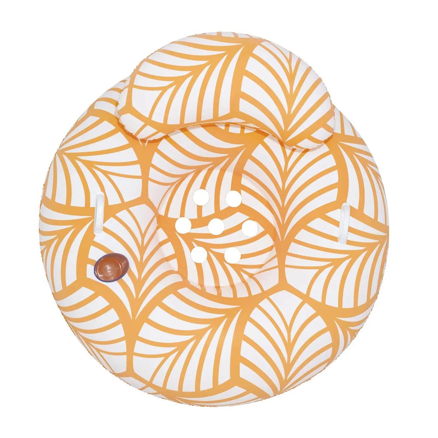 Sillón Hinchable para Piscina Bestway Deluxe Naranja 3/12