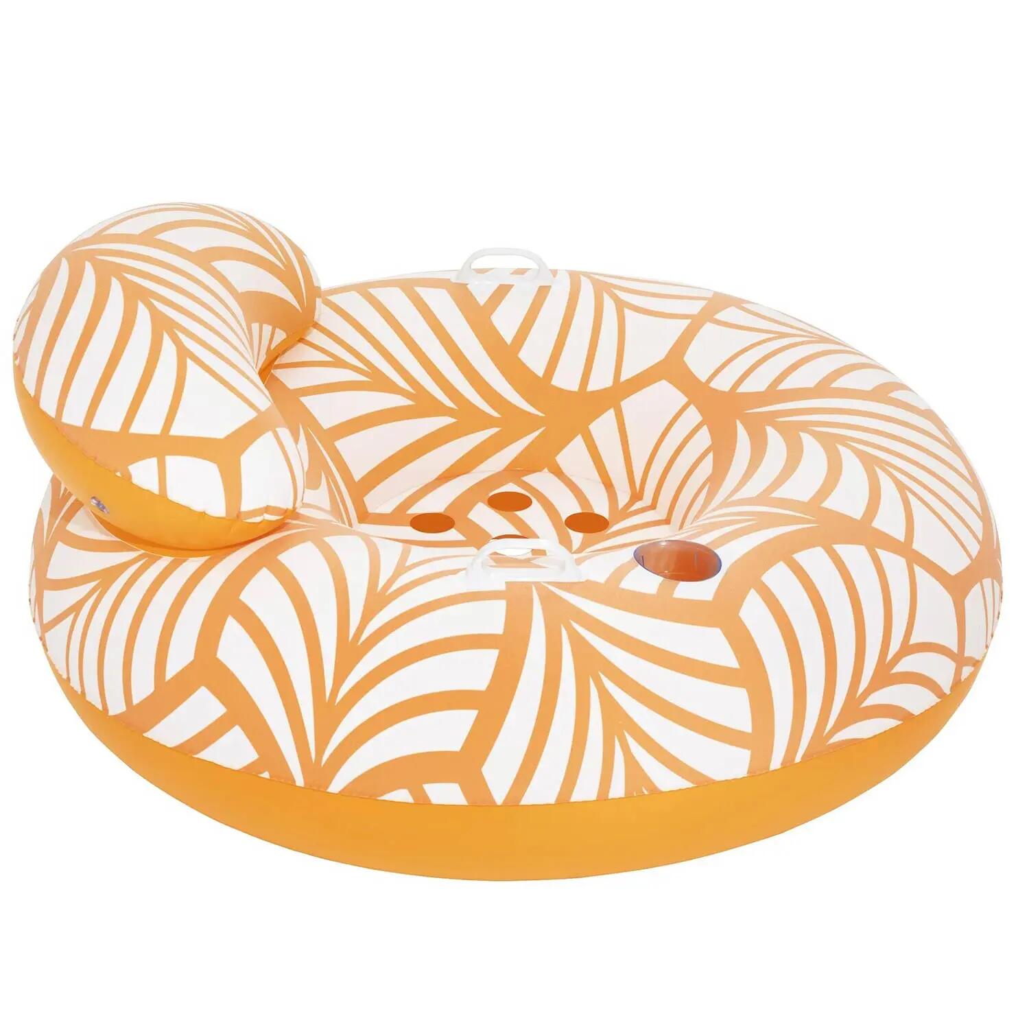 Sillón Hinchable para Piscina Bestway Deluxe Naranja 2/12