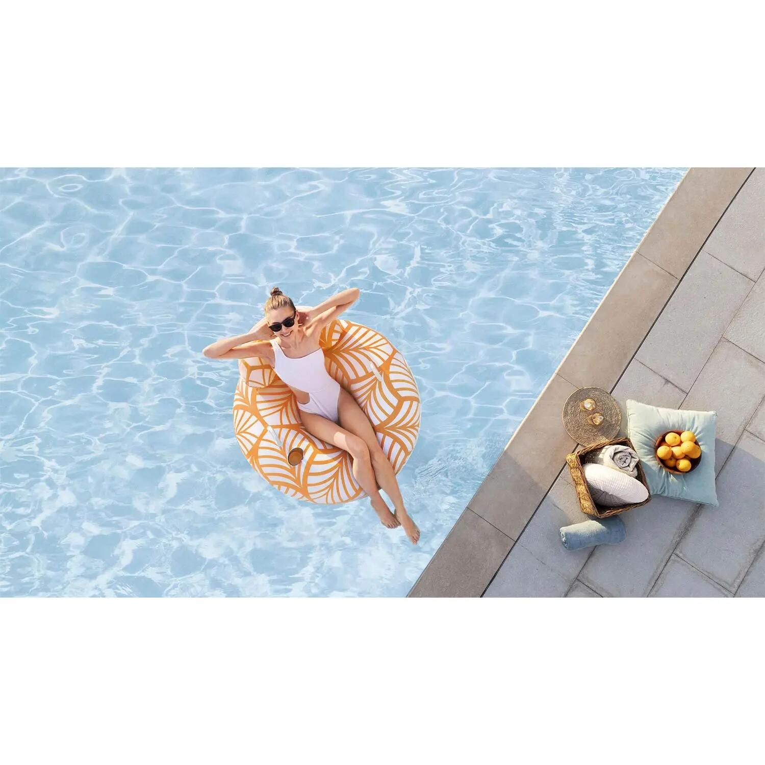 Sillón Hinchable para Piscina Bestway Deluxe Naranja 12/12