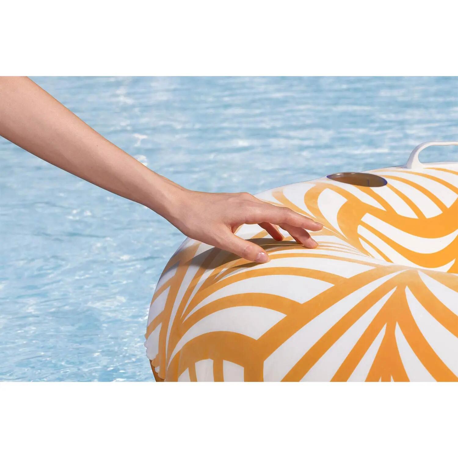 Sillón Hinchable para Piscina Bestway Deluxe Naranja 10/12