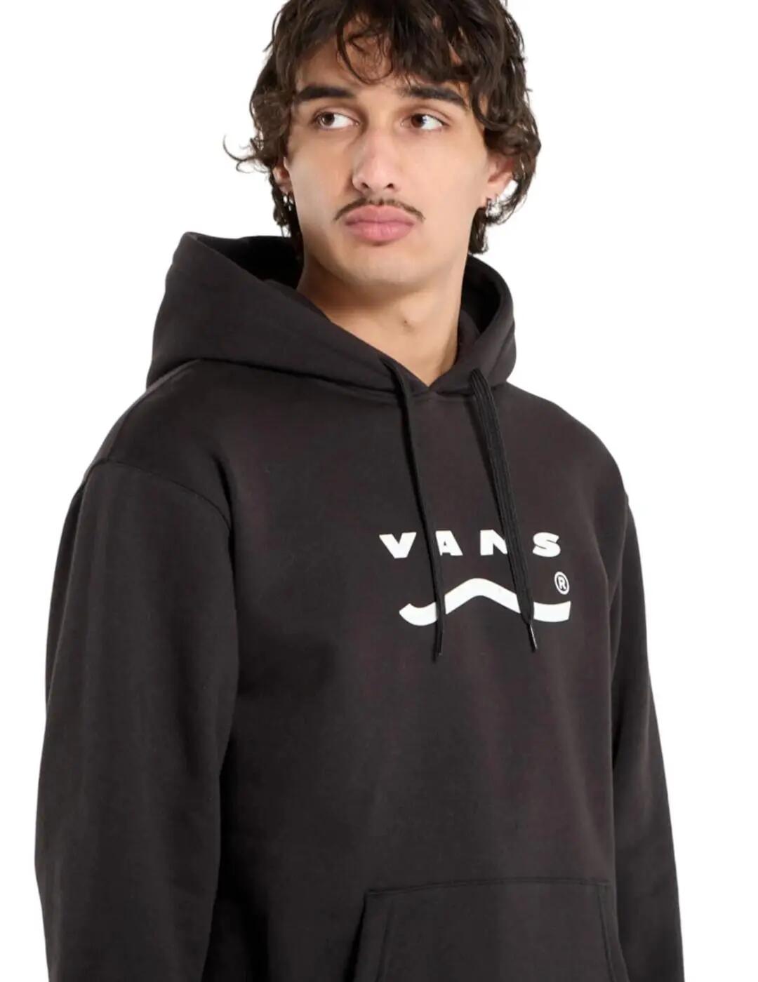 Pullover Fleecejacken für Männer Vans Determined Schwarz 3/4