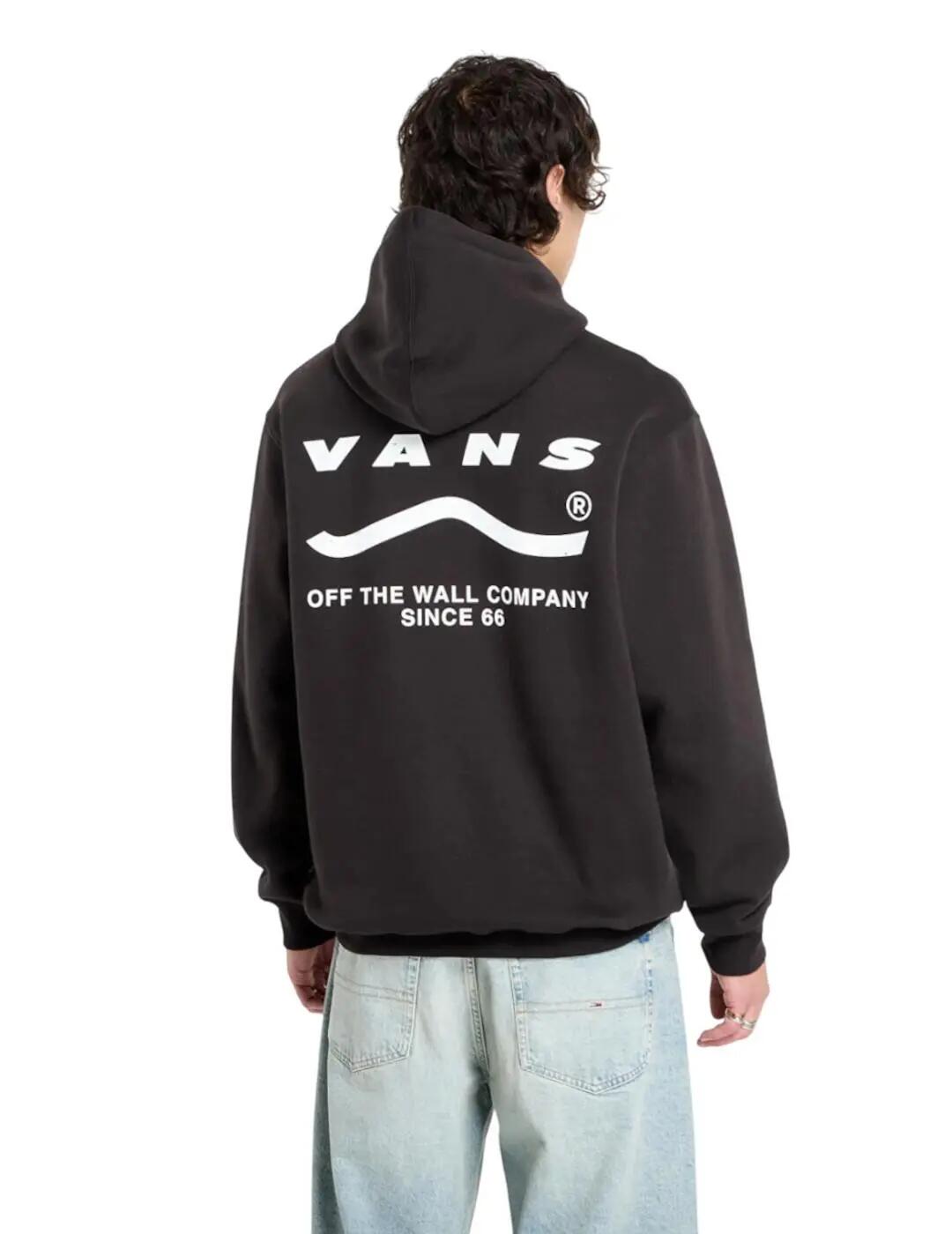 Pullover Fleecejacken für Männer Vans Determined Schwarz 2/4