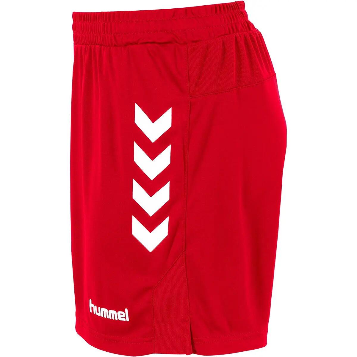 Damen - Sportshorts - atmungsaktiv - Memphis - weiß/rot 5/5