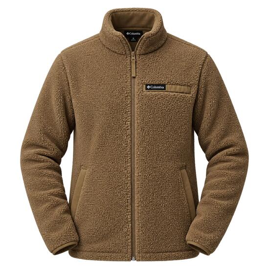 Kurtka Columbia Rugged Ridge High Pile Marron