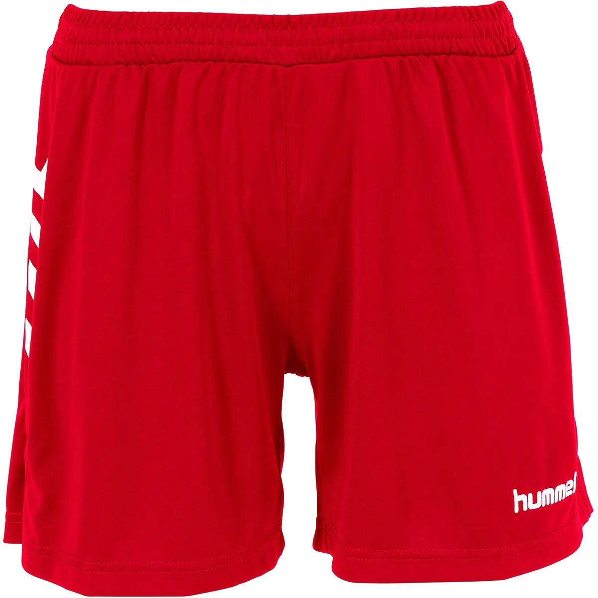 Damen - Sportshorts - atmungsaktiv - Memphis - weiß/rot 2/5