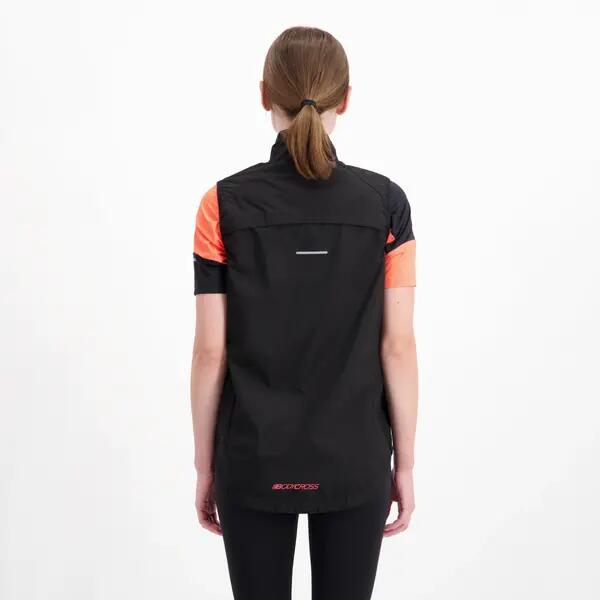 Coupe-vent sans manches AIR HORIZON Femme noir 100% polyester 2/7