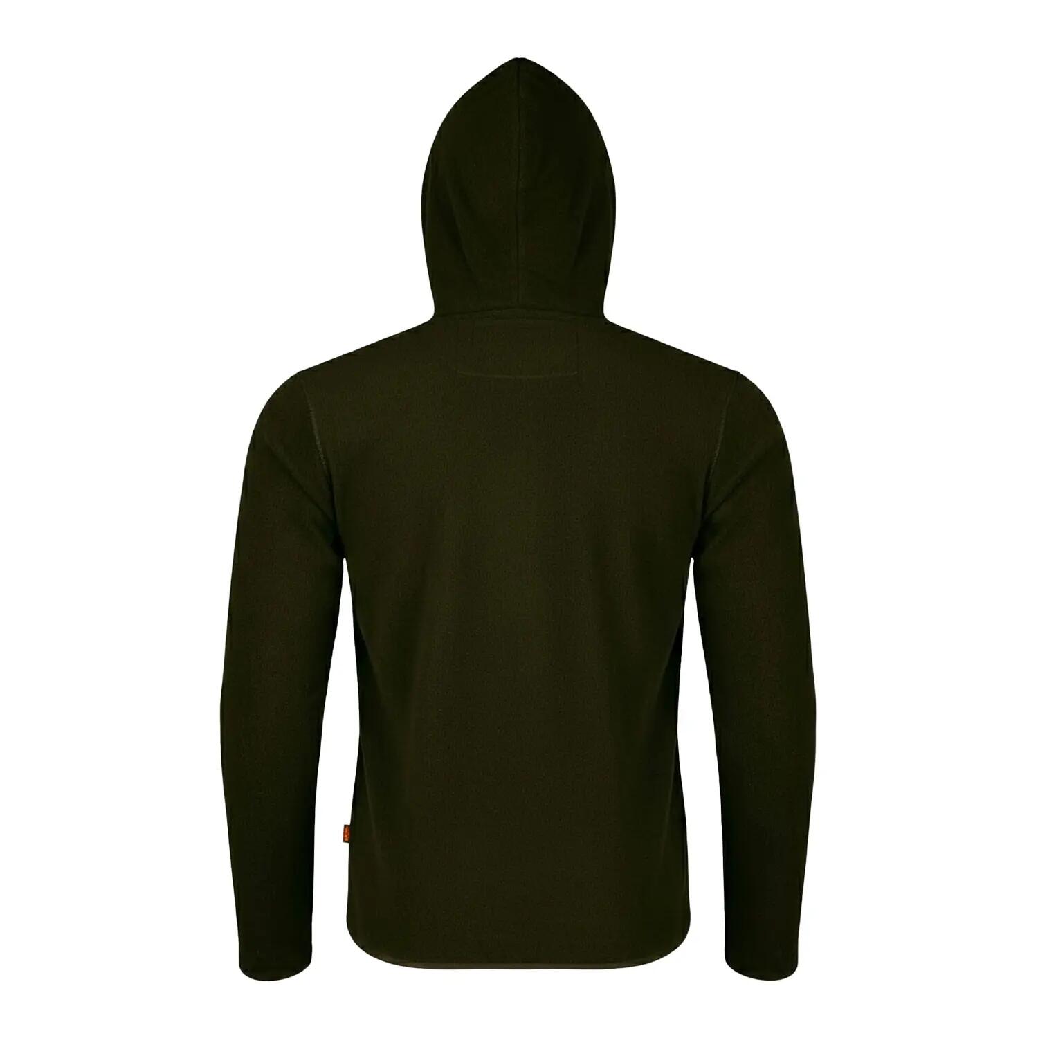 Kapuzenpullover für , Fleece Herren Dunkel-Olive 2/2