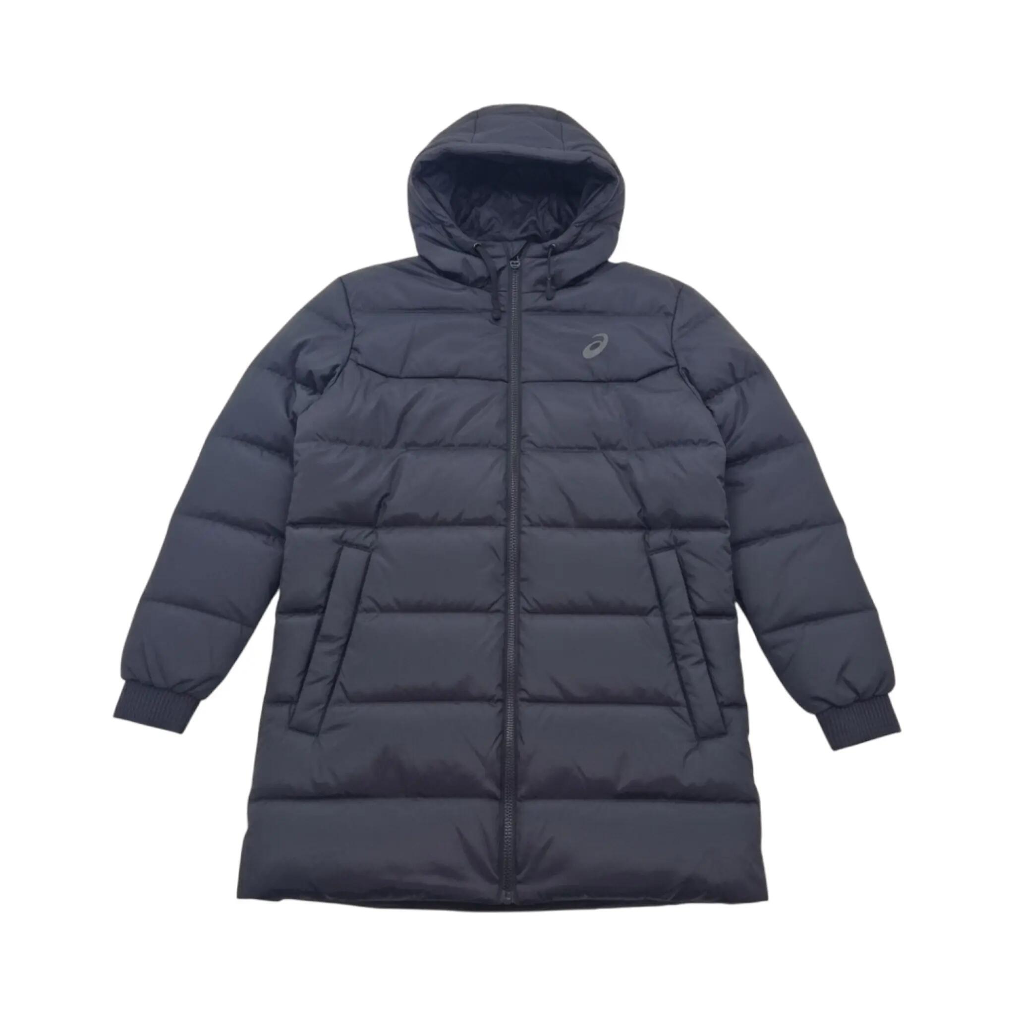 Daunenjacke Down Jacket Long M in Schwarz 3/4