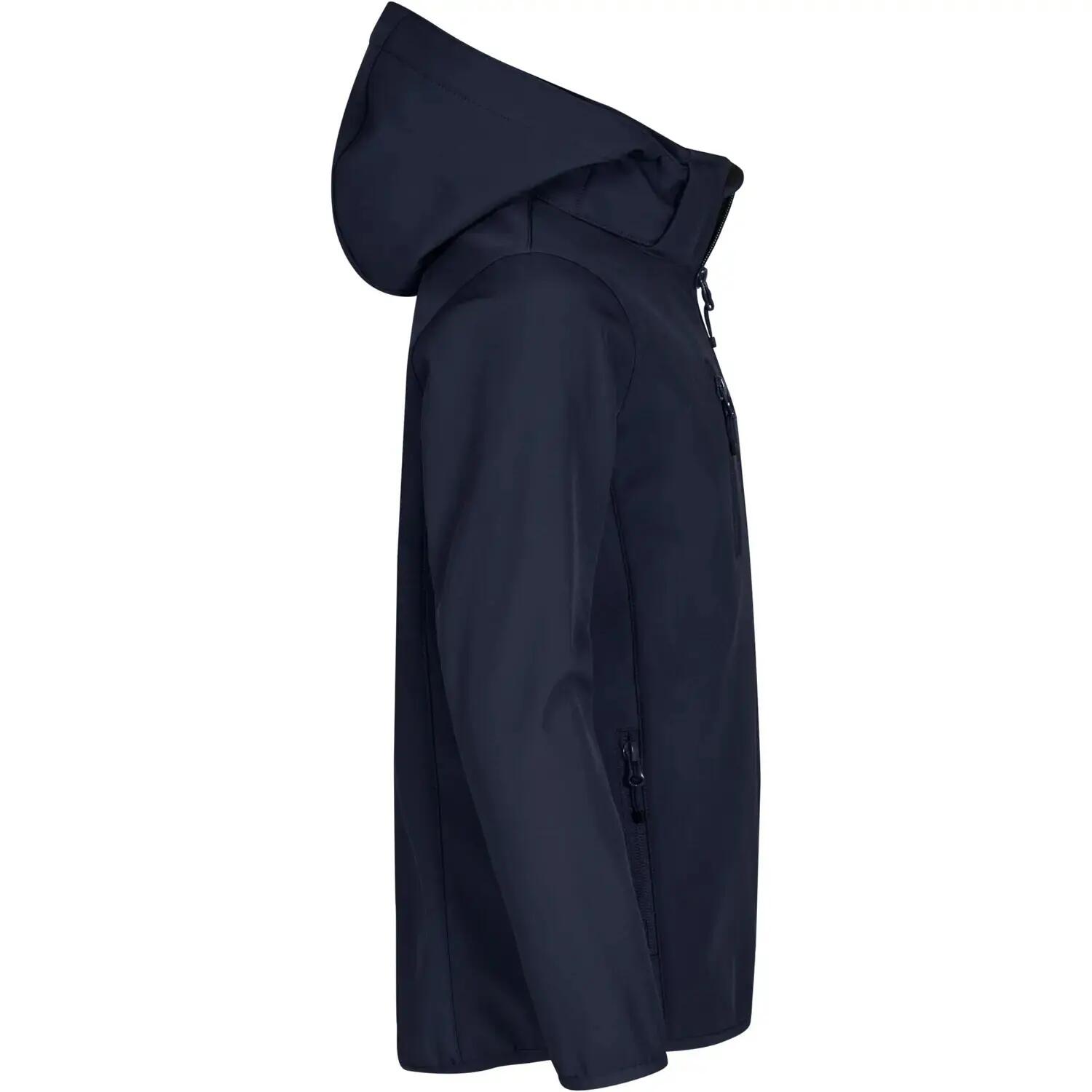 Childrens/Kids Classic Soft Shell Jacket (Dark Navy) 4/4