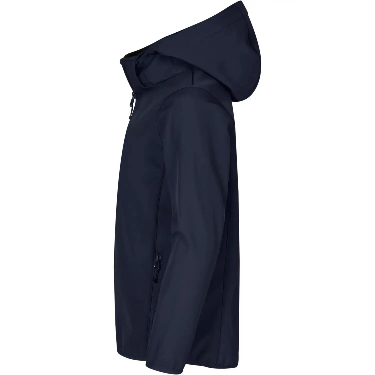Childrens/Kids Classic Soft Shell Jacket (Dark Navy) 3/4