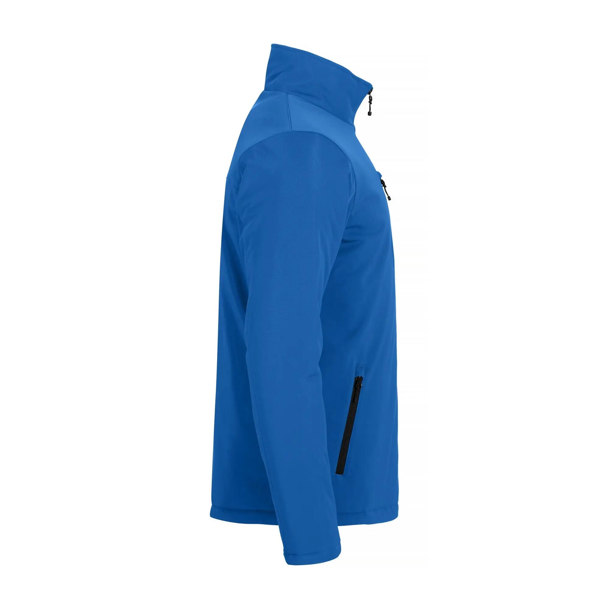 Giacca Soft Shell Imbottita Uomo Clique Blu Reale 3/4