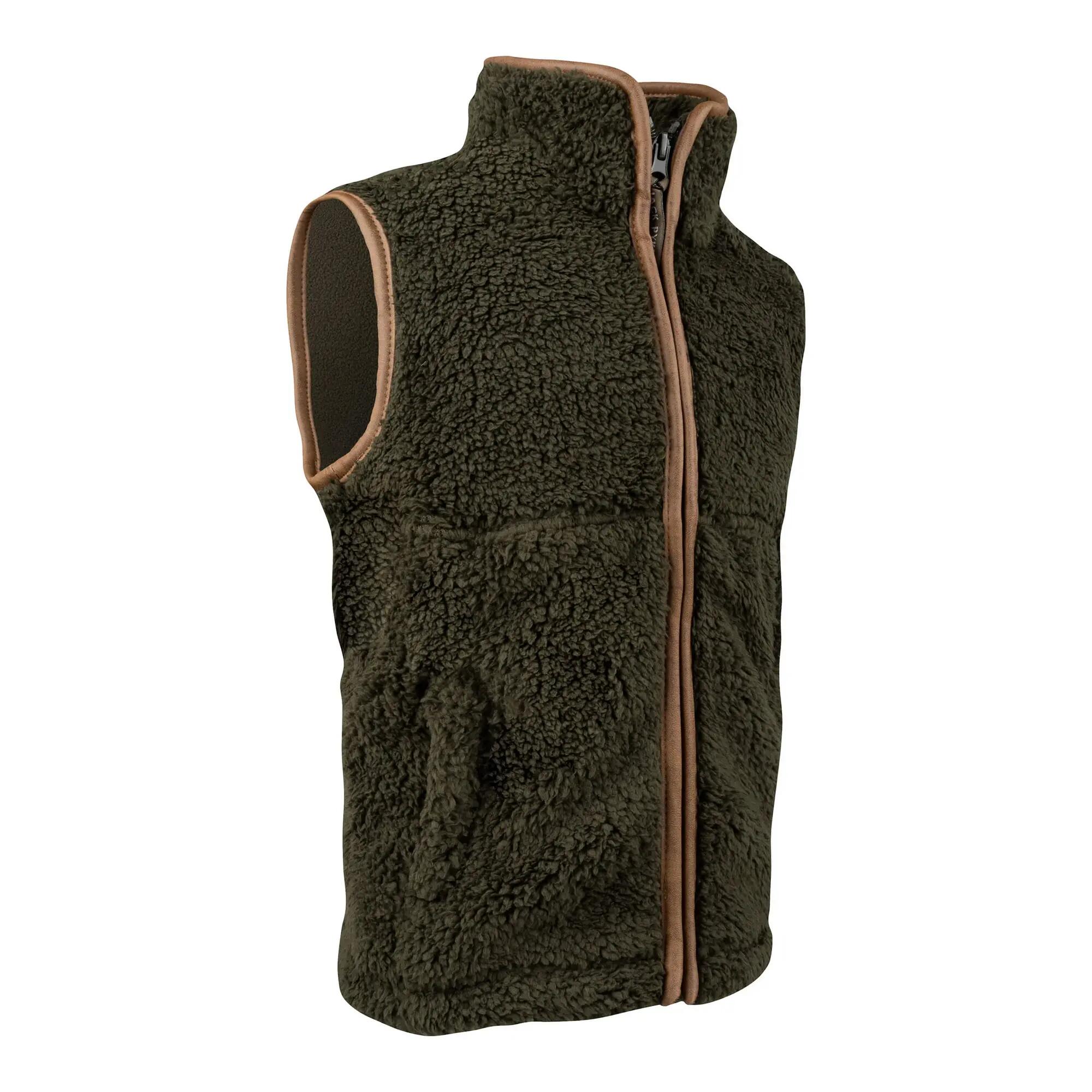 Veste Sans Manches Enfant (Olive Foncé) 4/4
