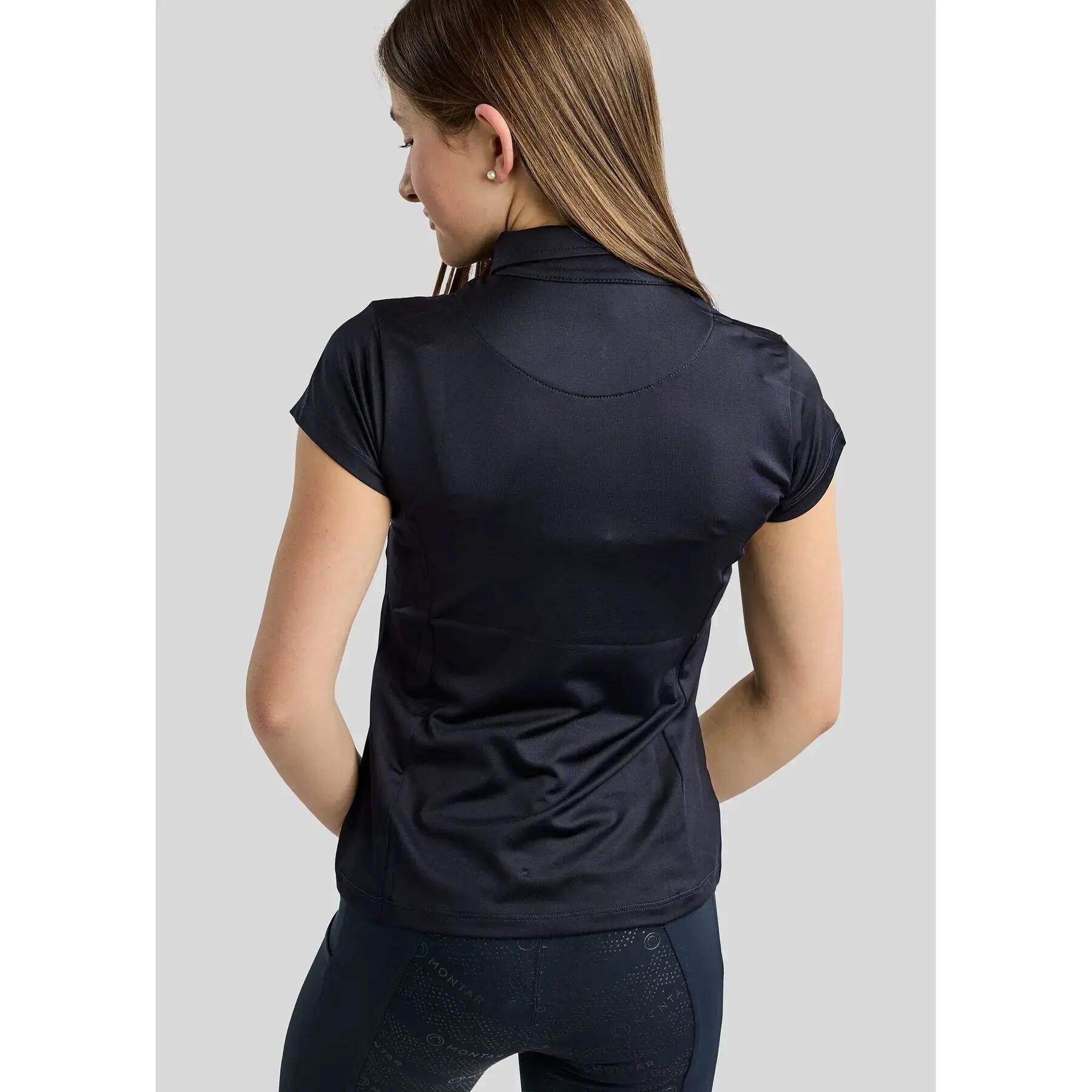 Polo d'équitation fille Montar Clubwear 4/4