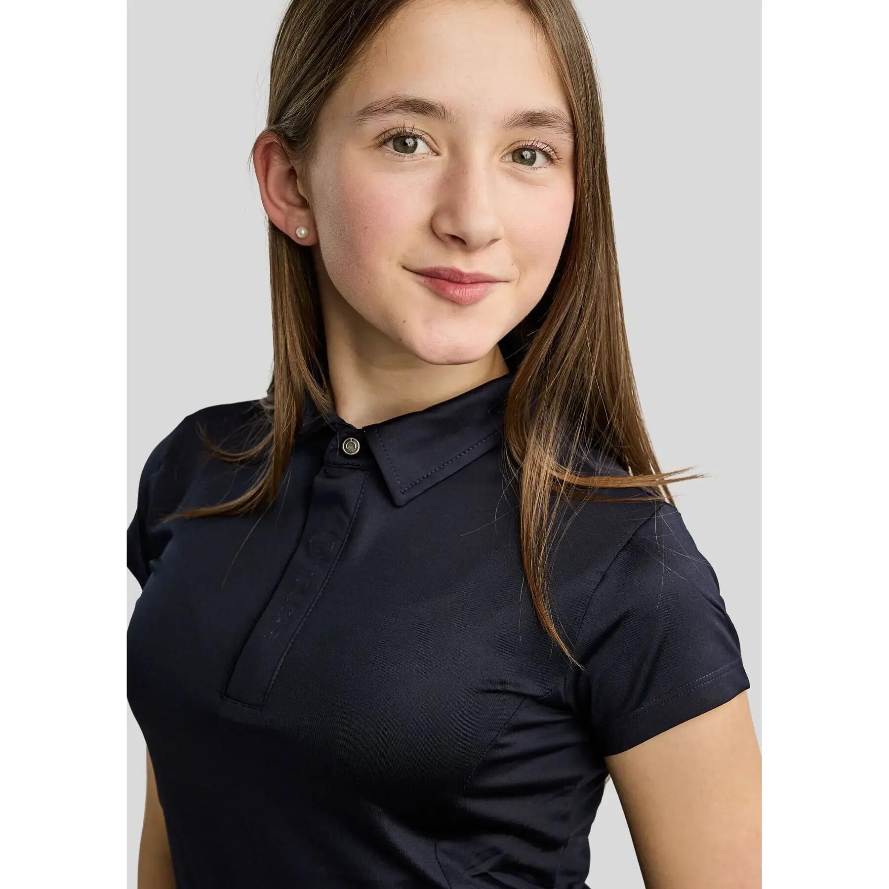 Polo d'équitation fille Montar Clubwear 2/4