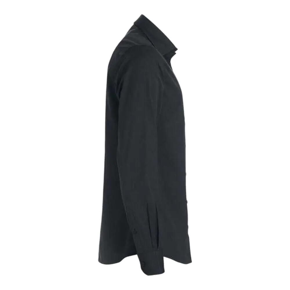 Mens Clark Regular Shirt (Black) 4/4