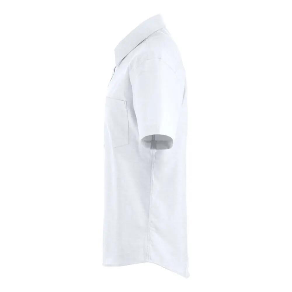 Chemise Manches Courtes CAMBRIDGE Homme (Blanc) 4/4