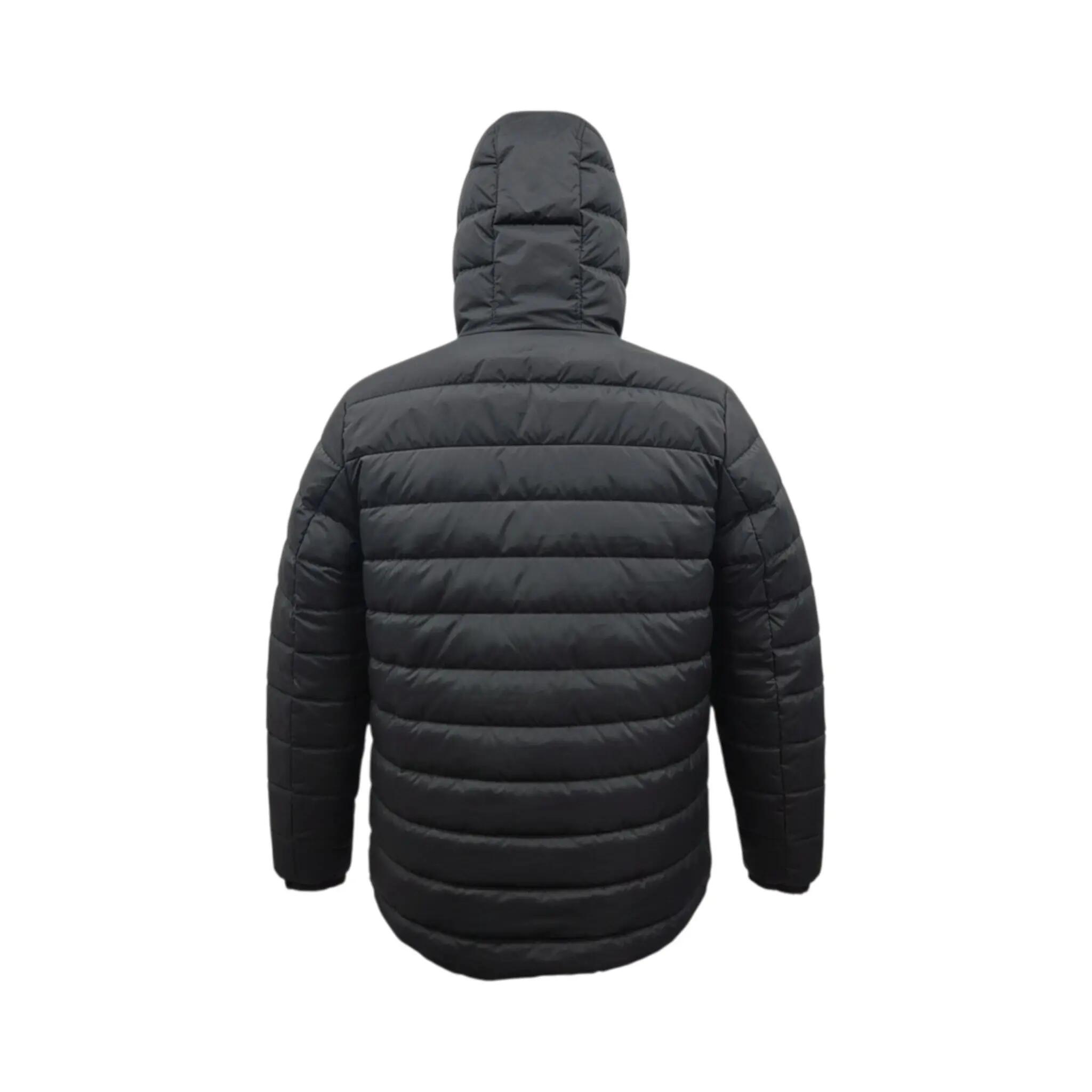 Daunenjacke Down Hooded Jacket in Dunkelgrau 2/4