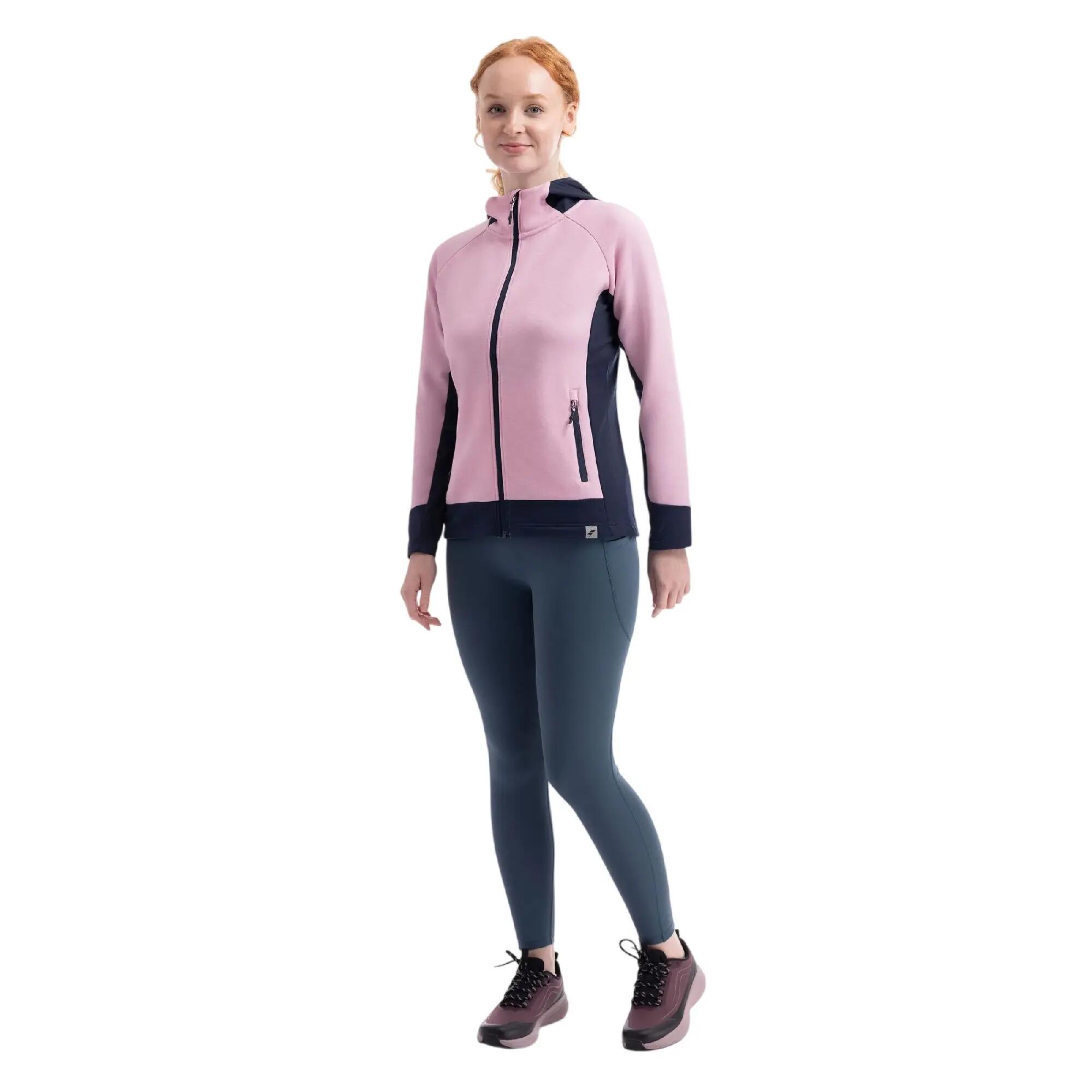 Sophy Felpa Con Cappuccio E Zip Intera Active Donna Trespass Garofano Marna 7/7