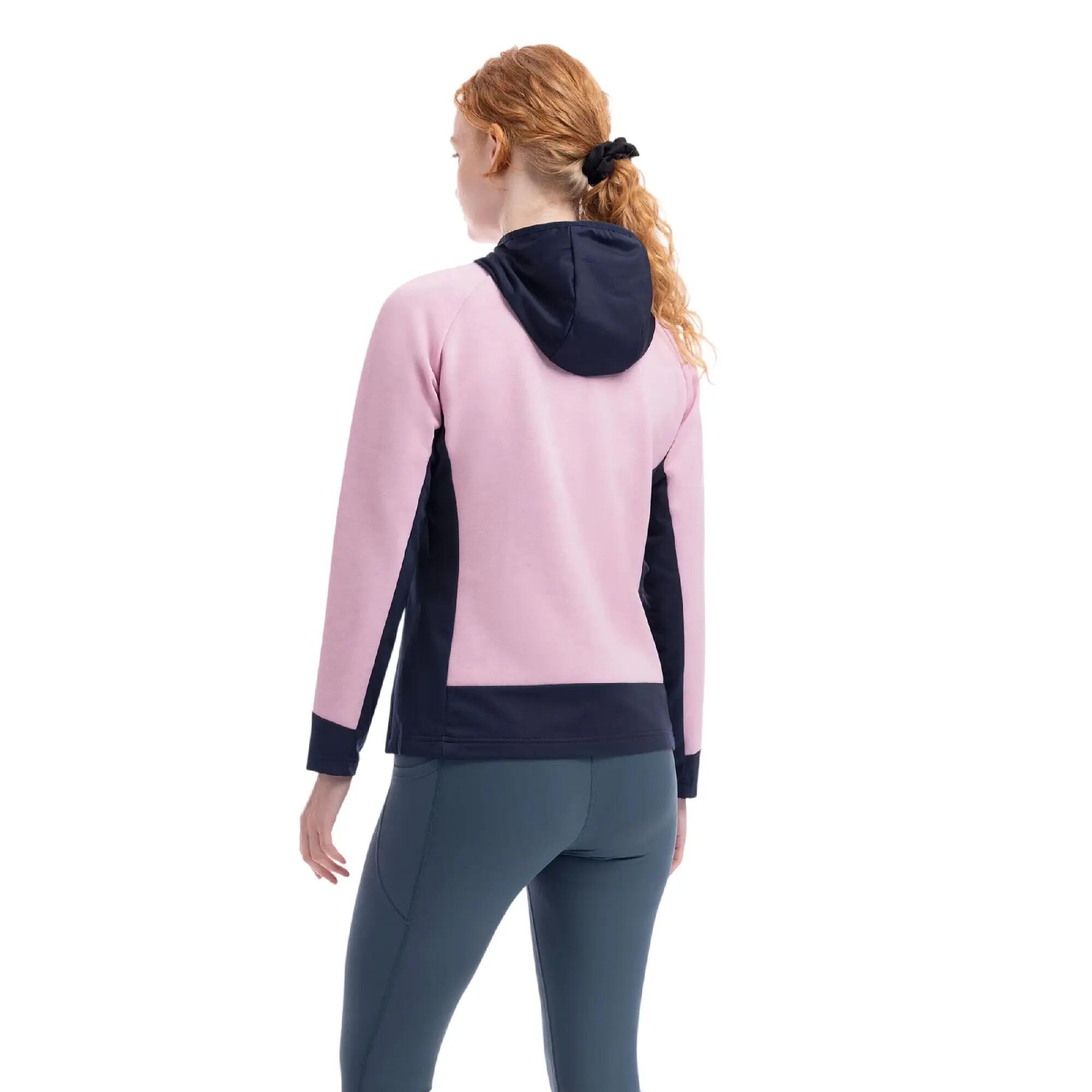 Sophy Felpa Con Cappuccio E Zip Intera Active Donna Trespass Garofano Marna 6/7