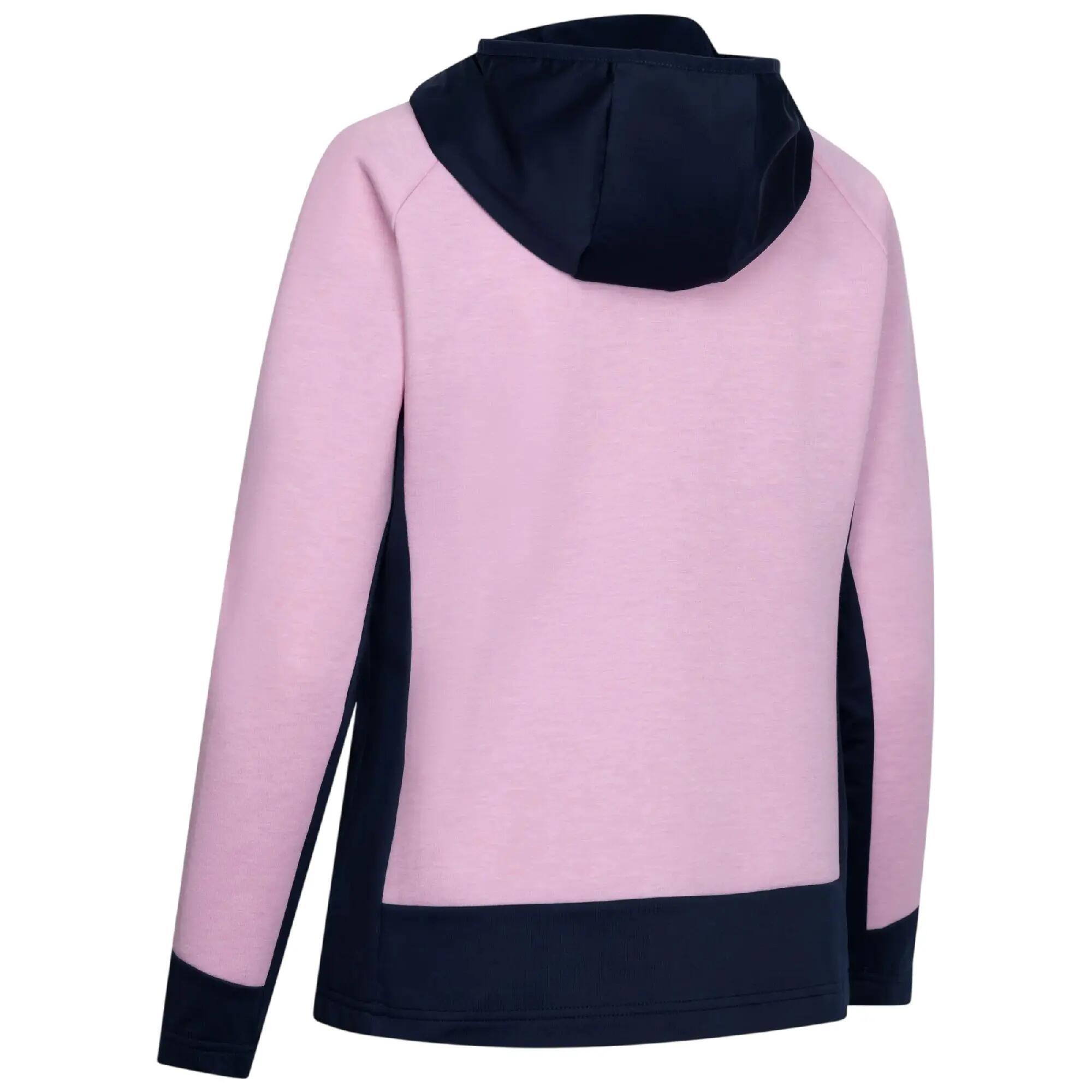 Sophy Felpa Con Cappuccio E Zip Intera Active Donna Trespass Garofano Marna 2/7
