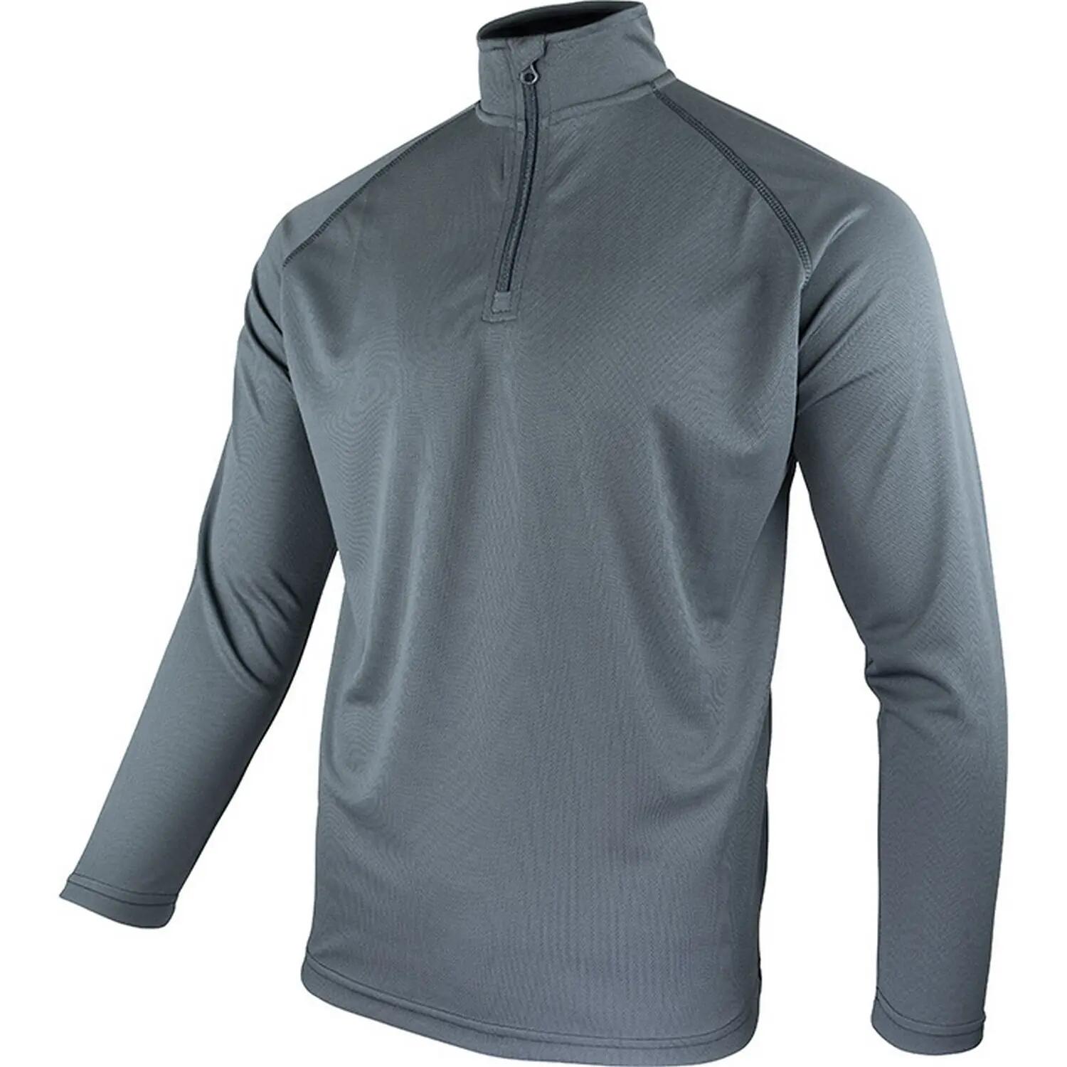 Mens Armour Mesh Midlayer (Titanium) 3/4