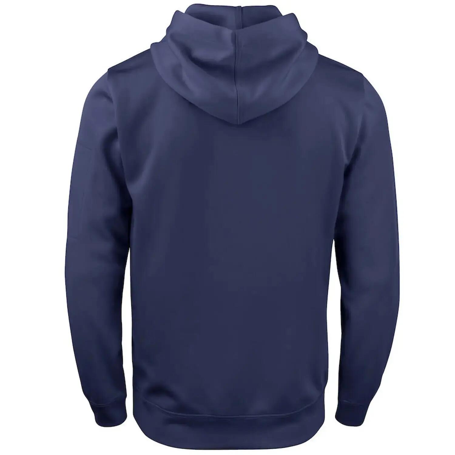 Sweat À Capuche BASIC ACTIVE Adulte (Bleu Marine Foncé) 2/4