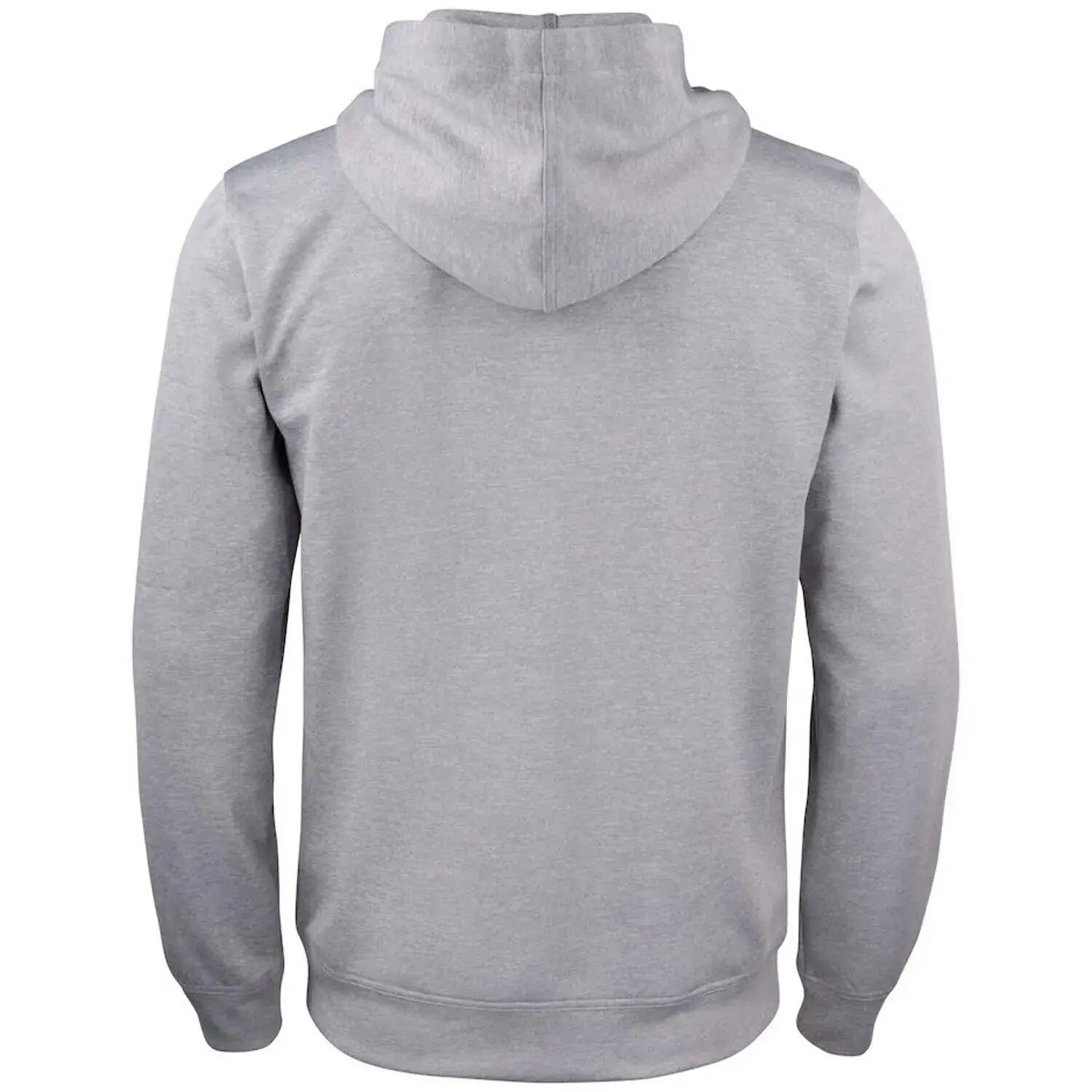 Unisex Adult Basic Active Pullover Hoodie (Grey Melange) 2/4