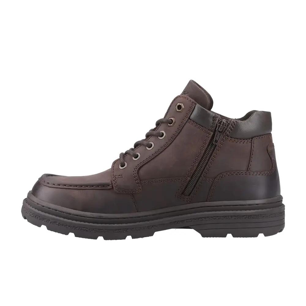 Mens Cricklade Leather Waterproof Ankle Boots (Brown) 3/6