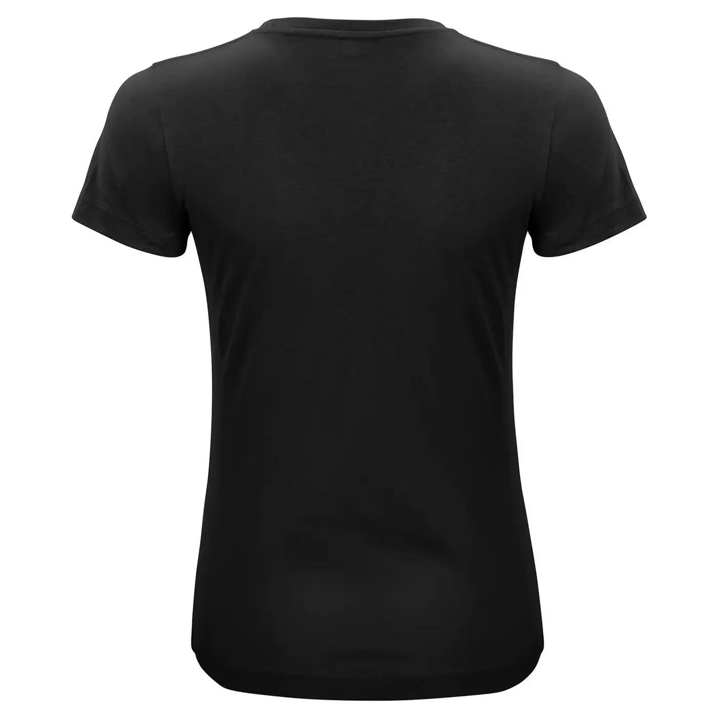 Womens/Ladies Classic Cotton TShirt (Black) 2/4