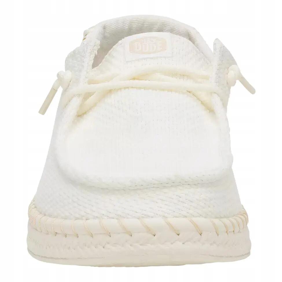 Hey Dude Modèle Wendy Espadrille Woven Couleur Blanc 6/6