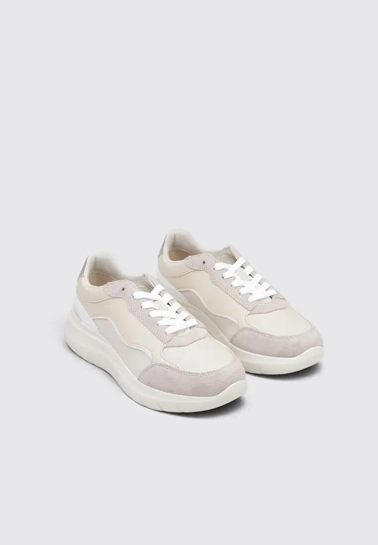 Chaussure de randonnée Baskets Femme Geox D PLUMMERY A Beig 2/5