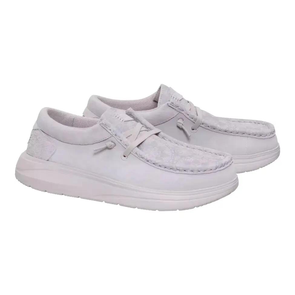 HeyDude Damskie Mokasyny Wendy Comf Suede Lace Print 2/6